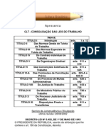 CLT - Consolidação Das Leis Trabalhistas