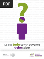 Todo Lo Que Un Contribuyente Debe Saber PDF