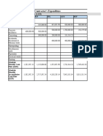 Contractor's Expenditure: 2017 Cash Flow (LKR)