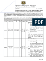 AIIMS Recruitment (BHUBANESWAR) 2017 - Nursing Staff