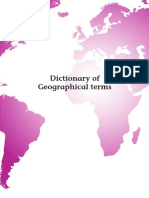 Dictionary of Geographical Terms