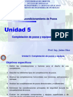 Unidad 5 Completación de Pozos y Equipos de Completación