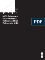 MIDI Reference MIDI-Referenz Reference MIDI Referencia MIDI: Piano Numérique Digital Piano