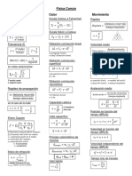 Formulario Física