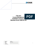 CGSplusLicenseManagement NetworkServerInstallation W2008x64