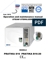 Reverberi Pratika B16-20 Sterilizer - Service Manual