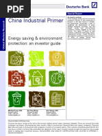 China Industrial Primer - Deutsche Bank (2010) PDF