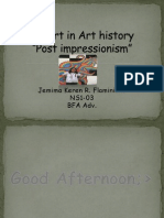 Post Impressionism Art (Jemima's Report)