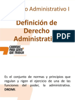 Clase 2 - Definición Del Derecho Administrativo