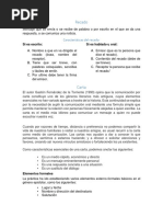 Tipos de Escrito Recado, Carta y E-Mail