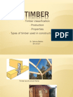 Timber: Timber Classification Production Properties Types of Timber Used in Construction Industry