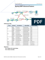 10.1.3.4 Packet Tracer - Configuring OSPF Advanced Features