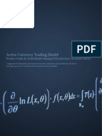 Active Currency Trading Model: Product Guide For Individually Managed Discretionary Accounts (MDA)