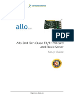 Allo 2nd Gen Quad E1/T1 PRI Card and Elastix Server: Setup Guide