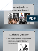 Personajes de La Literatura Universal