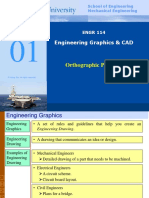 Orthographic Projection: Engineering Graphics & CAD