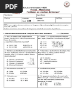 Prueba Matemática La Hora