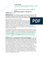 Assessment of Fetal Lung Maturity