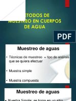 Metodos de Muestreo en Cuerpos de Agua-1