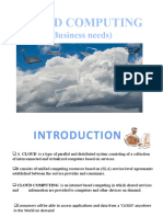 Cloud Computing: (Business Needs)