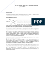 Análisis de Vitamina C en Zumo de Cítrico Por El Método de Titulación Yodo Métrica