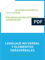 Lenguaje No Verbal y Elementos Paraverbales