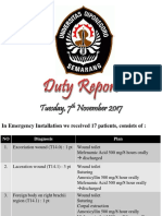 Duty Report