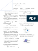 Taller Integrales Dobles y Triples