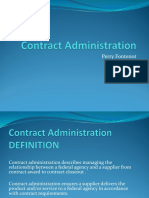 Contract Administration