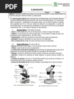 Partes y Uso Del Microscopio y Lupa