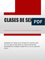 Clases de Sexo