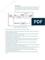 Feedback Control System Block Diagram