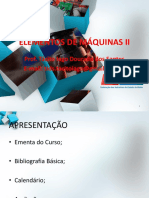 Elementos de Maquinas II - Aula 01