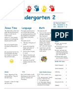 Kindergarten 2: Jesus Time Language Math