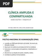 Saúde Coletiva I - Clínica Ampliada e Compartilhada