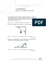 Solución de Problemas de Equilibrio Traslacional