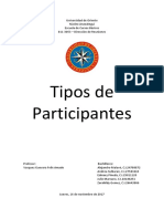 Tipos de Participantes de Una Reunión