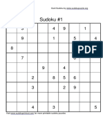 Sudoku #1