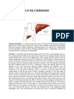 My Case Study of Liver Cirrhosis