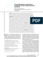 Two-Implant-Supported Mandibular Overdentures: Do Clinical Denture Quality and Inter-Implant Distance Affect Patient Satisfaction?