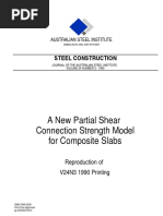 A New Partial Shear Connection Strength Model For Composite Slabs