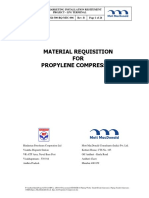 Tech. Spec - For Propylene Compressor PDF