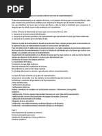 Elaboración de Un Plan de Mantenimiento