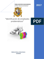 TAREA #3 Identificación de Empleados Problematicos