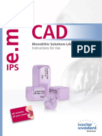 IPS E-Max CAD Monolithic Solution Labside