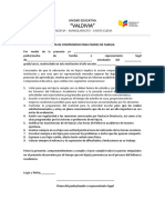 Acta de Compromiso Refuerzo Académico