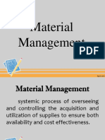 Material Management