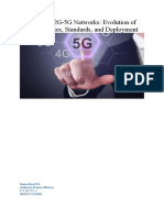 2G-5G Networks: Evolution of Technologies, Standards, and Deployment