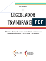 Guía Legislador Transparente