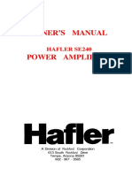 Hafler Se240 Amp Man